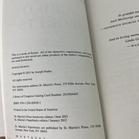 Lot of 2 Joseph Finder Novels Paperback Variety Suspense Books Mixed Lot - Picture 6 of 7